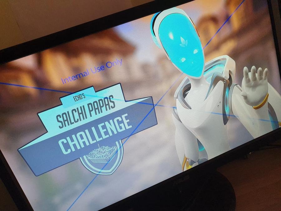 VaszOmega's tweet photo. Se filtra nuevo evento de Overwatch para el 2020 de Echo Salchipapas Challenge 👀
#echoleak #echosalchipapas #echoevent #overwatch #overwatchlatam https://t.co/fn0BUlSsfj