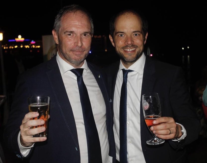 TomVensEU's tweet photo. Bidding farewell to #SLBL @Heineken MD Daaf Van Tilburg - a great manager and a great friend! We will miss you in Sierra Leone! https://t.co/ABF5Rm6wK8