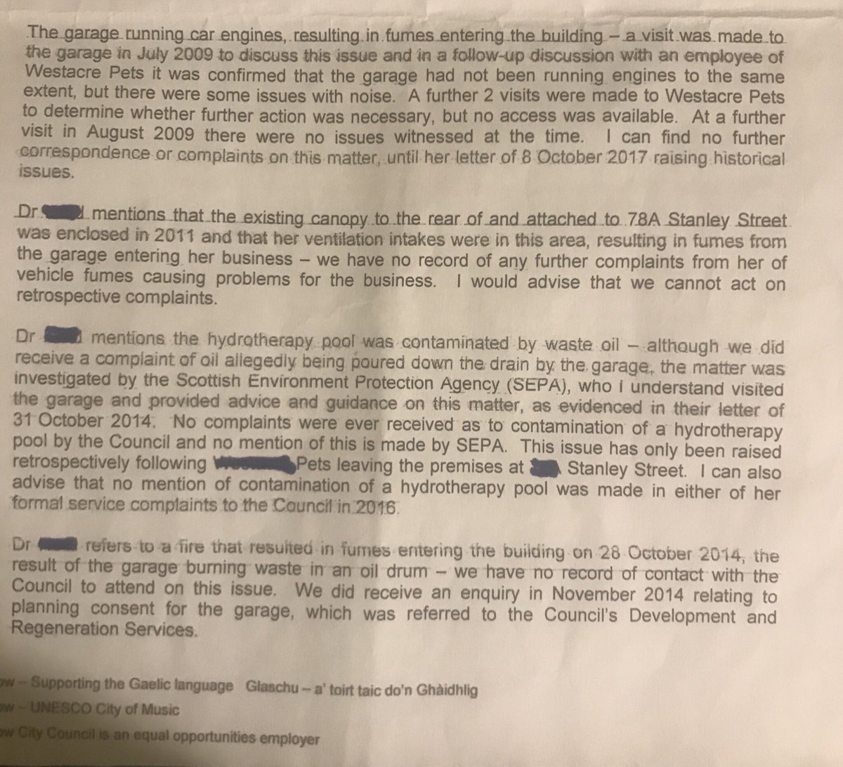 Long thread , Good evening everyone and how was your day  @GlasgowCC relaxing as usual ?Anyway back to the case in hand . Tonight we are looking at Annmarie O’Donnell response to a letter from Nicola Sturgeon , more on her tomorrow night , have a read at the attached points.