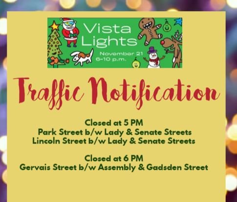 #CPDSC #TrafficNotification #VistaLights19