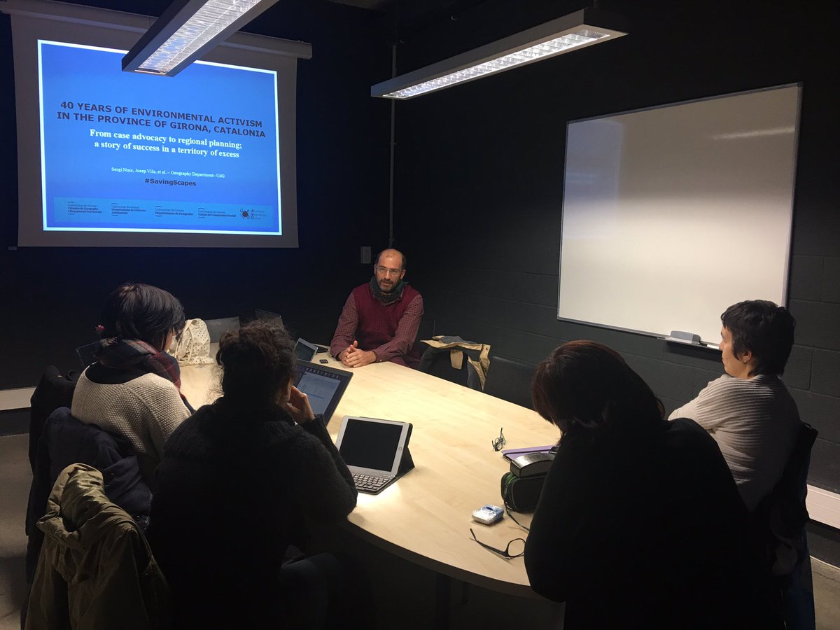 projects4future's tweet photo. What territory do we want in order to face climate change?? Sergi Nuss from @UdGeografia told us about their work together with associations such as @somnatus @IAEDENSalvemEmp @SosCostaBrava in order to spread awareness of our unique region as well as its preservation! @iceudg https://t.co/ZiDPXFeyXf