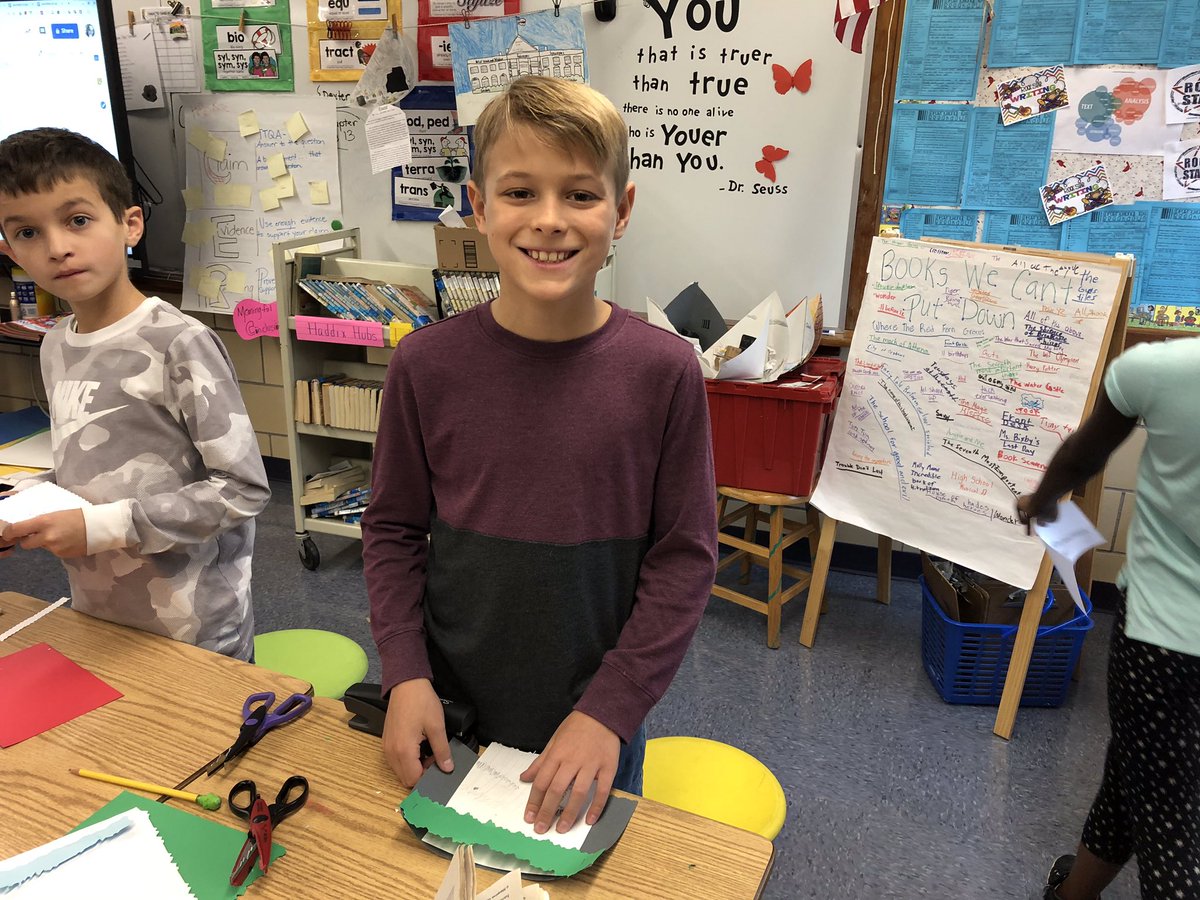 SycamoreRed's tweet photo. Trioramas let our students create their own version of the setting for a story! We love seeing the process just as much as the finished product 😊☺️ @EHGreeneSchool https://t.co/L1WKvlaL7X