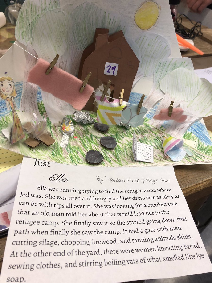 SycamoreRed's tweet photo. Trioramas let our students create their own version of the setting for a story! We love seeing the process just as much as the finished product 😊☺️ @EHGreeneSchool https://t.co/L1WKvlaL7X