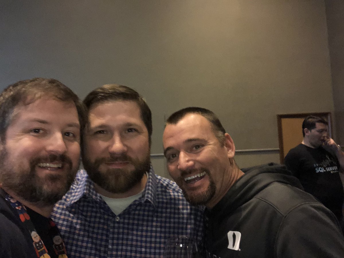 tradney's tweet image. Fun times last night at #SQLafterdark #SQLintersection @oweston12 @chapmandew