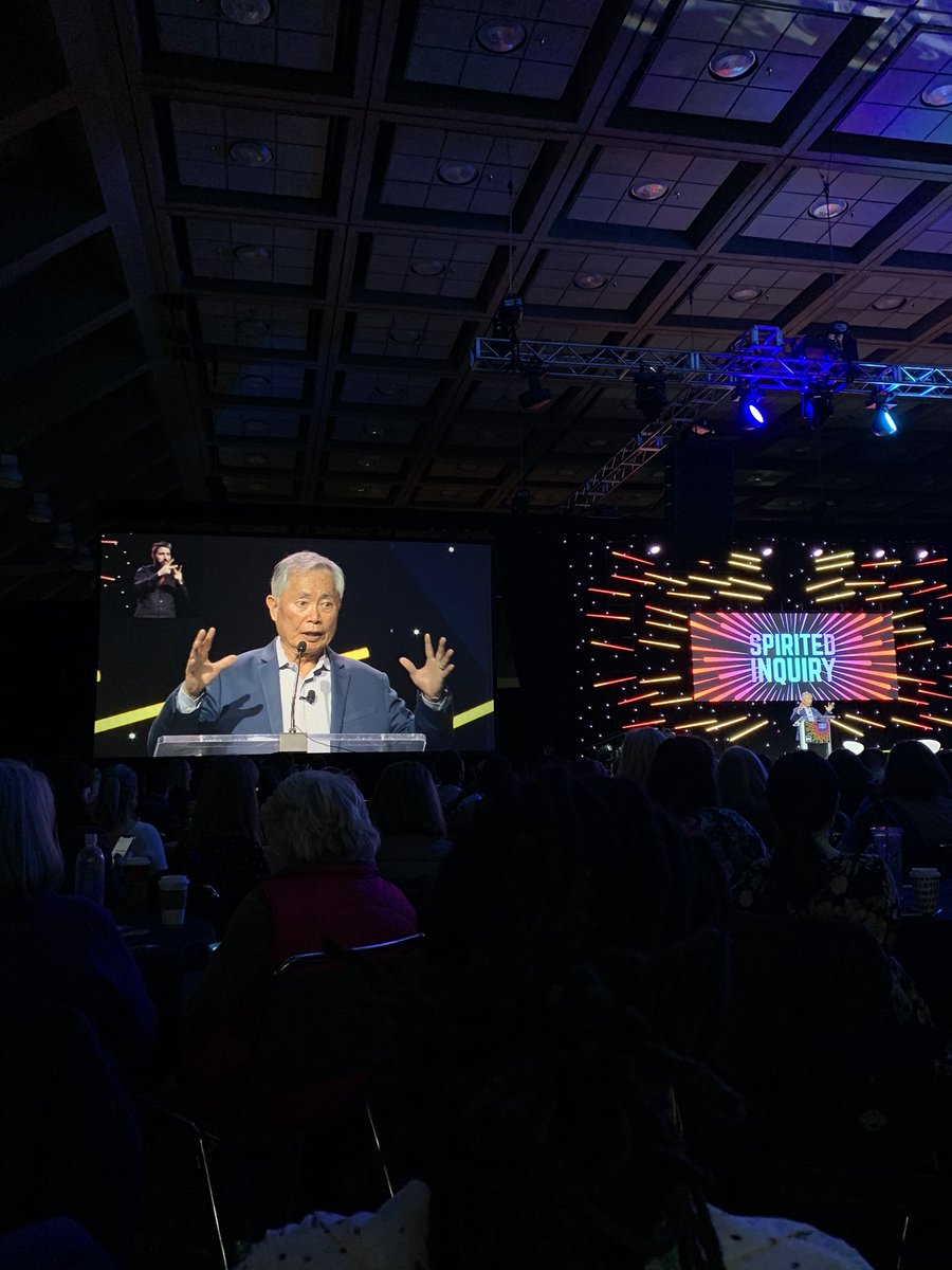 “Teachers are the pillars of our democracy” -George Takei #NCTE19