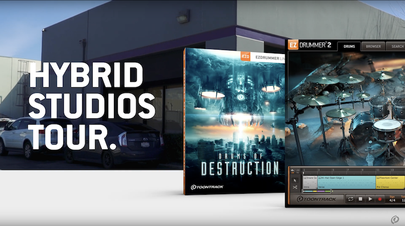 HybridStudiosCA's tweet photo. Toontrack tours #HybridStudios on today’s #blog. Check it out! https://t.co/oZDi3hL8Re https://t.co/8TdobBUz5p