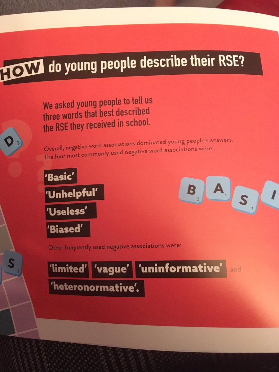 DrMTempleton's tweet image. How do YP describe their #RSE ‘Basic’ ‘Unhelpful’ ‘Useless’ ‘Biased’. @Belfast_YF report #AnyUse recommends 1) a #rightsbased approach; 2) resources #coproduced with YP; 3) specialist teachers. Sounds sensible to me!! @ChildRightsQUB