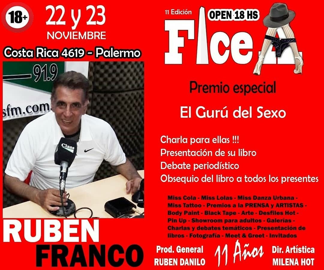 MilenaHotStar's tweet photo. Cómo siempre presentes con sus distintos lugares nos acompañan nuevamente en #ficea11años 
22 y 23 de noviembre de 18 a 23 hs en Costa Rica 4619. Palermo
@milenahot01 https://t.co/iyPM9L9n8f