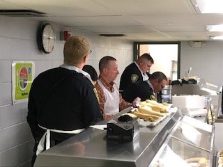Thank you LPD for helping out at our annual family Thanksgiving dinner! Thanks families for spending some time with us today. Have a Happy Thanksgiving!