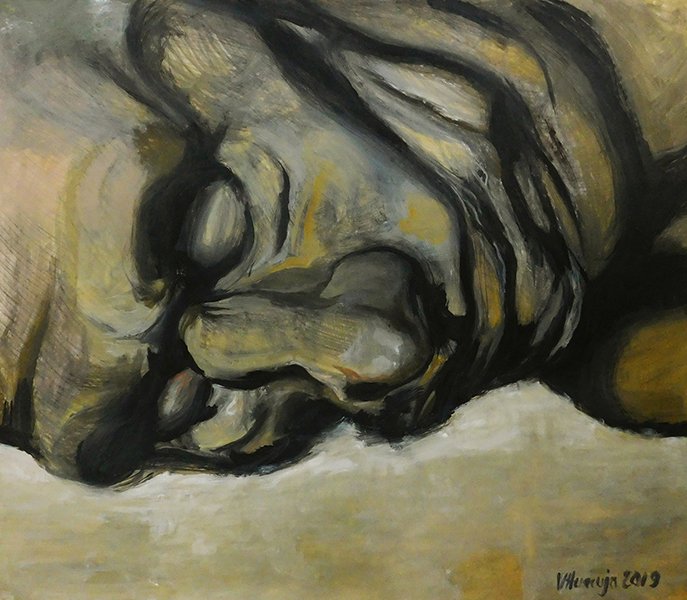 HuacujaVeronica's tweet photo. Hope you enjoy this artwork.
Title: Head Study 75
Artist: Veronica Huacuja
Medium: Oil on paper
Size: 42.5 x 35.8 x 0.1 in
Year: 2019
#veronicahuacuja, #patreon, #newpaintingtechniques, #itondo, #saatchiart, #noirpainting, #artcoaching, #digitalsculpture, #blender https://t.co/H75frrTCJa