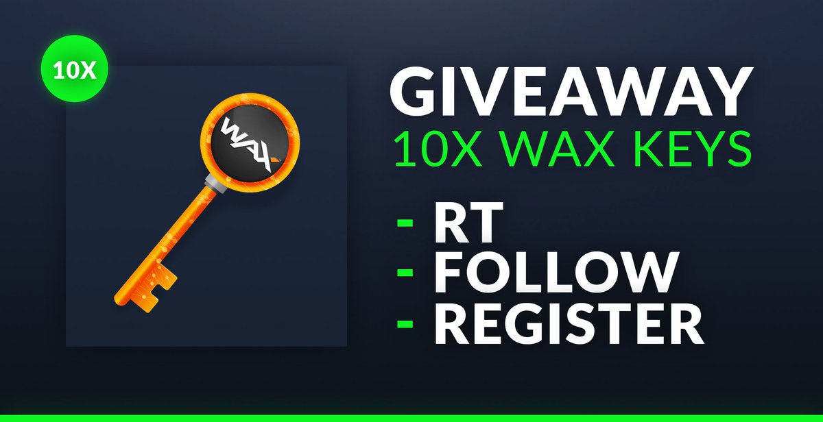 ▶️$25 10x WAX Keys!

18% Deposit Bonus for every deposit! ❤️💚

You will get 18% Deposit Bonus on all your Deposits. (BTC, ETH, LTC) to buy all our items instantly for really good prices!

▶️RT
▶️Follow us
▶️Tag 2 Friends

▶️Be registered! WAXTrades.com

⏱️5 Days