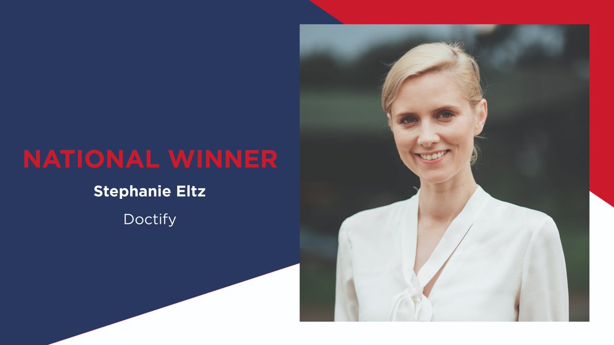EntrepreneursGB's tweet image. Our 2019 #GBEA Health &amp;amp; Beauty Entrepreneur of the Year Award goes to Stephanie Eltz of @doctifyuk - congratulations Stephanie! 🥼