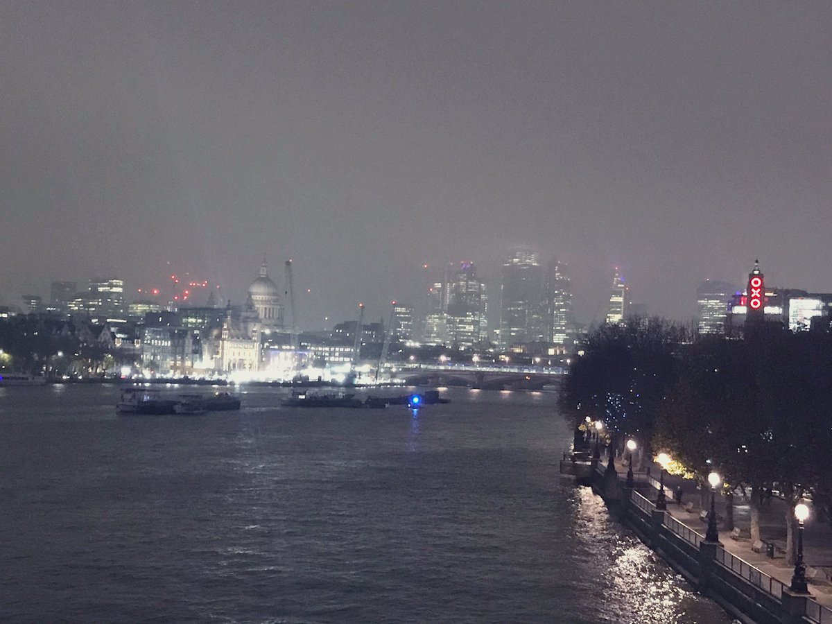 Iromg's tweet photo. #London still looks beautiful at night. Despite the drizzle. Thanks to @UKandEU and @britishfuture for hosting the #AngriestElection debate..... https://t.co/OlJpzqFIZy
