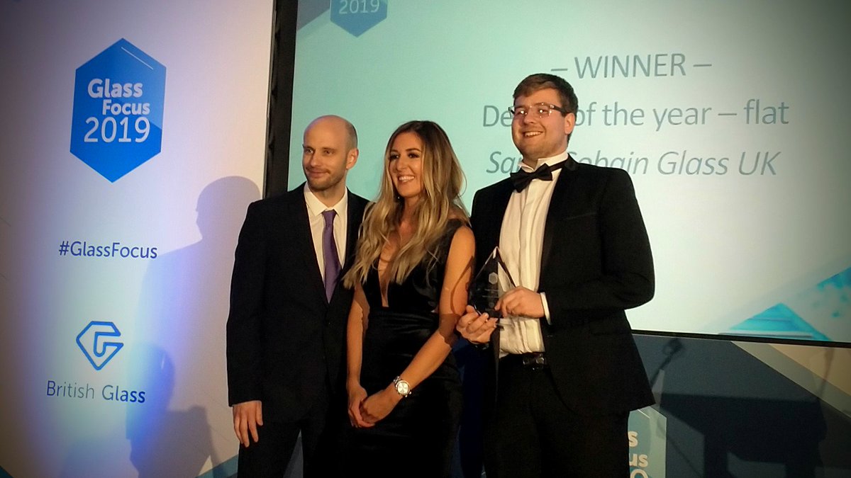 Congratulations to <a href="/SaintGobainUK/">Saint-Gobain UK & Ireland</a> on the first #GlassFocus Award for Flat Glass Design of the Year 2019