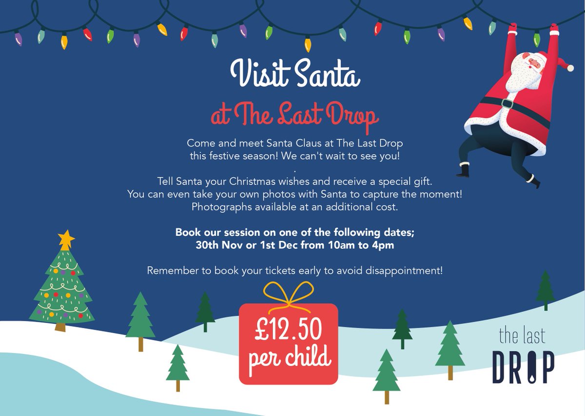 #artteacher #artseducation #creativekids #inspireageneration 

Come and Visit SANTA CLAUS this festive season At The Last Drop in the Queen Elizabeth Olympic Park 

Book your tickets 
30th Nov and 1st Dec 
eventbrite.co.uk/e/visit-santa-…
eventbrite.co.uk/e/visit-santa-…