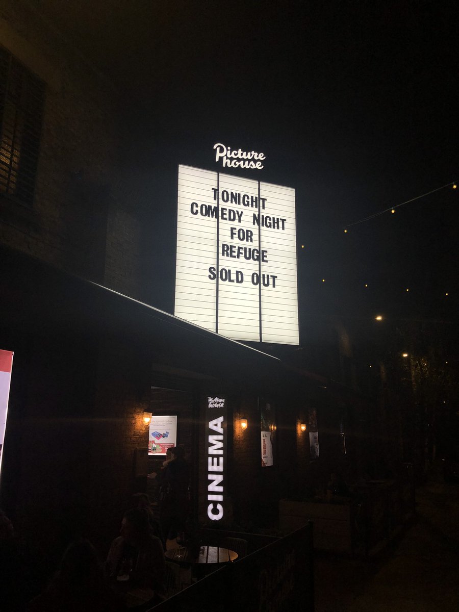 kate_englefield's tweet photo. Unexpectedly seeing one of my comedy heroes tonight @tiffstevenson - what a chuffing lovely Thursday #tuppence (please tell me @LouSanders put you onto that?!) #Refuge #ClaphamPicturehouse #BeyoncéToSylviaPlath preach https://t.co/72CprnqavW