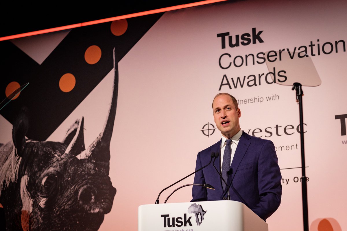 @tusk_org 'Right now, young people the world over are ringing that planetary alarm bell louder and with more determination than ever before.' — The Duke of Cambridge

#TuskAwards #ForAllTheyDo