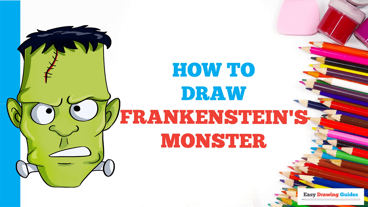 frankenstein monster drawing