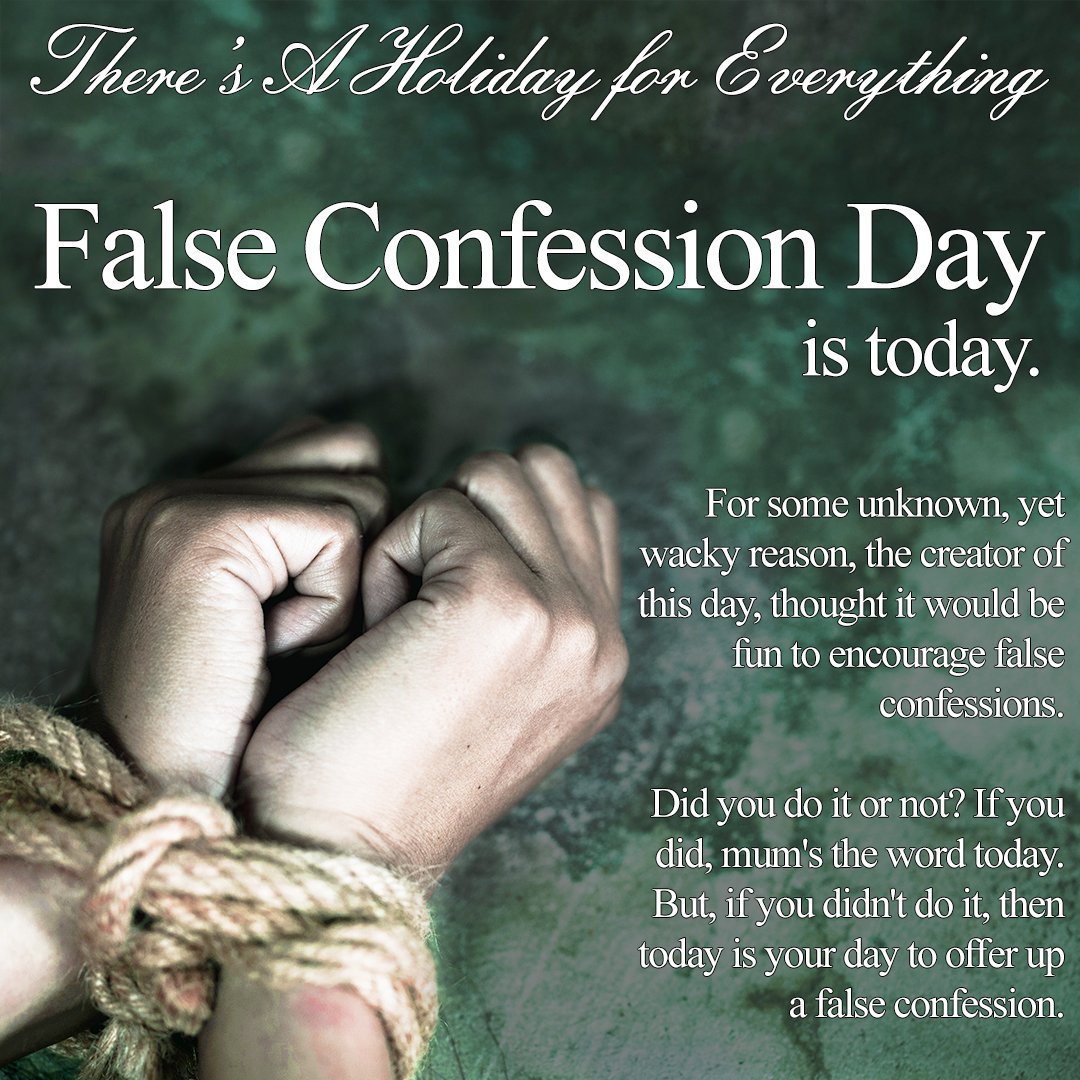 FearThePlay's tweet photo. There is a holiday for everything.

#FalseConfessionDay is today.

Our show is an exciting thriller filled with lies and deceit, so today we honor those falsehoods with this holiday. Come join us for our final 5 performances! 
https://t.co/EIpN1tAVHH #nyc #broadway #thursdayvibes https://t.co/0wTSMVwNuK