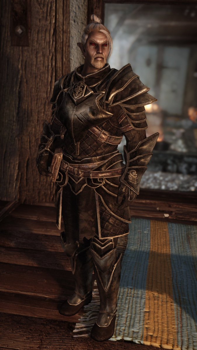 skyrim ebony helmet mod