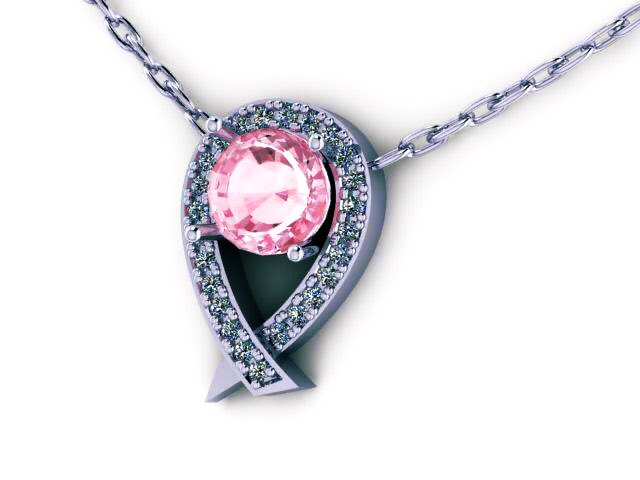 Which lucky guest at tomorrow’s charity lunch will be going home with this beautiful morganite chain? <a href="/AoibheannPinkT/">Aoibheann's Pink Tie</a> 

#NetworkIreland #StepUp #fightlikeachild