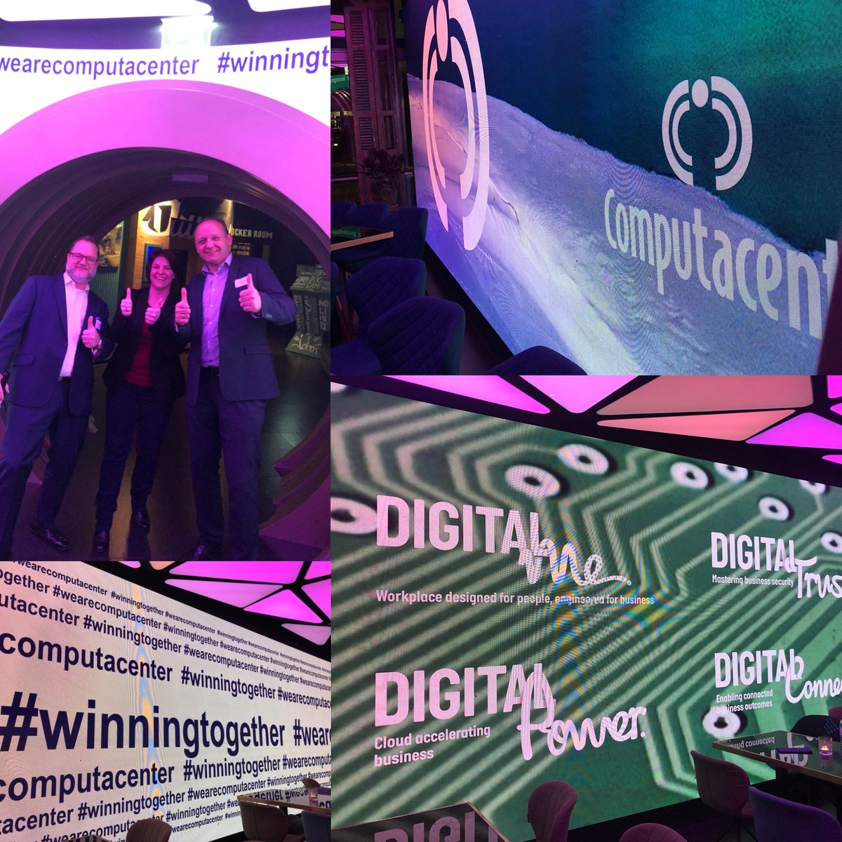 Letzter Gesprächsstoff 2019 in Berlin mit unseren Hersteller Partnern. Tolle Stimmung - Cooler Laden. #wearecomputacenter #winningtogether #ccrockstars