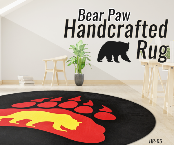 Native_R's tweet image. Bear Paw Handcrafted Rug - mailchi.mp/nativereflecti…