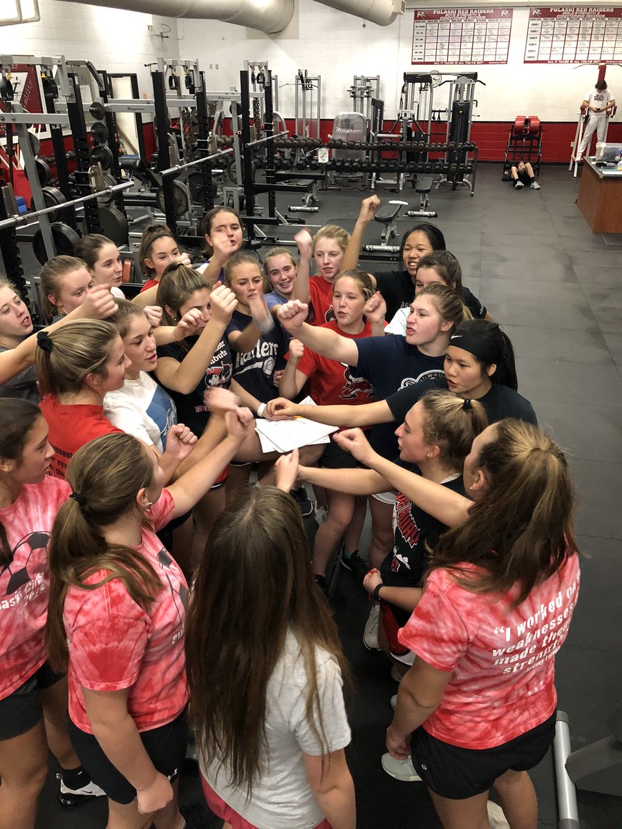 GREAT effort this week @pulaskigs.  Keep showing up and working hard to get better! #raiderstrong #fireup