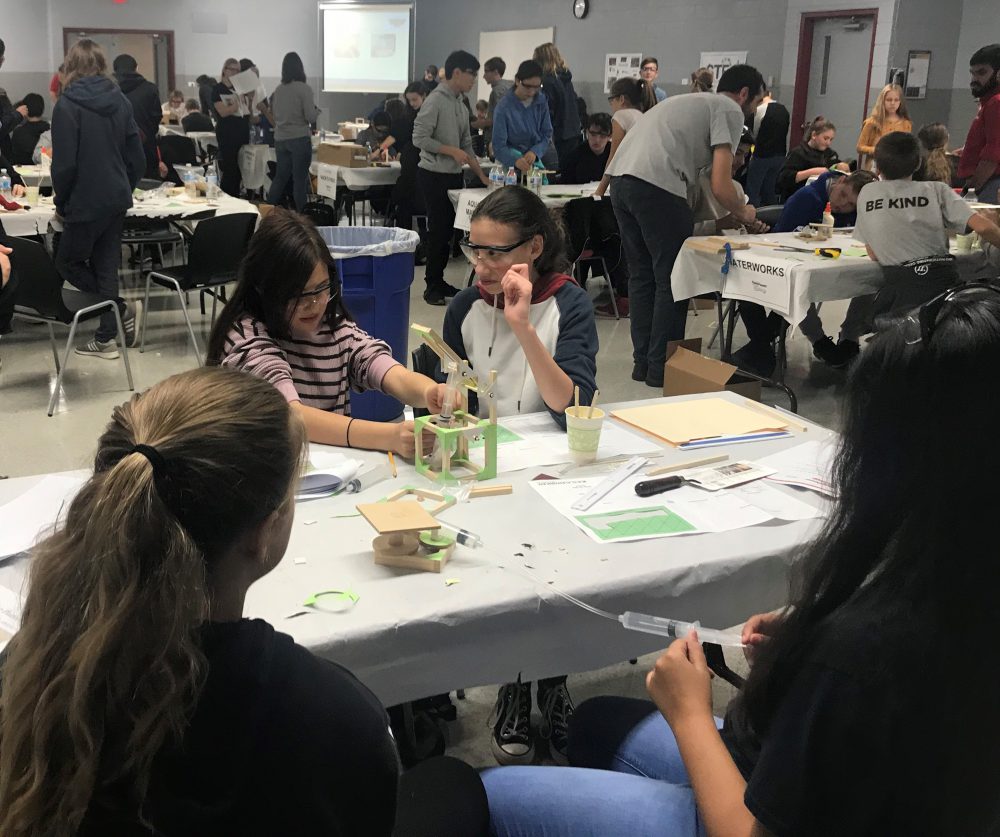 TheNFPA's tweet photo. The second #FastTrack to #FluidPower / FAMTEN Hub recently launched in River Grove, Illinois. Program work at the middle school level is well underway with the 11th annual @DeltrolFluid #FluidPowerActionChallenge. https://t.co/7LjK3KjAr1 https://t.co/sruzWB8VXB
