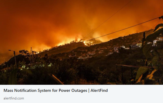 alertfindcom's tweet photo. Is your #workplace prepared for an #emergency power outage? Learn more about how #AlertFind mass notification
#technology can help protect your employees & #business during a crisis. https://t.co/57ru8TYyq0 https://t.co/EE91Pmetzo