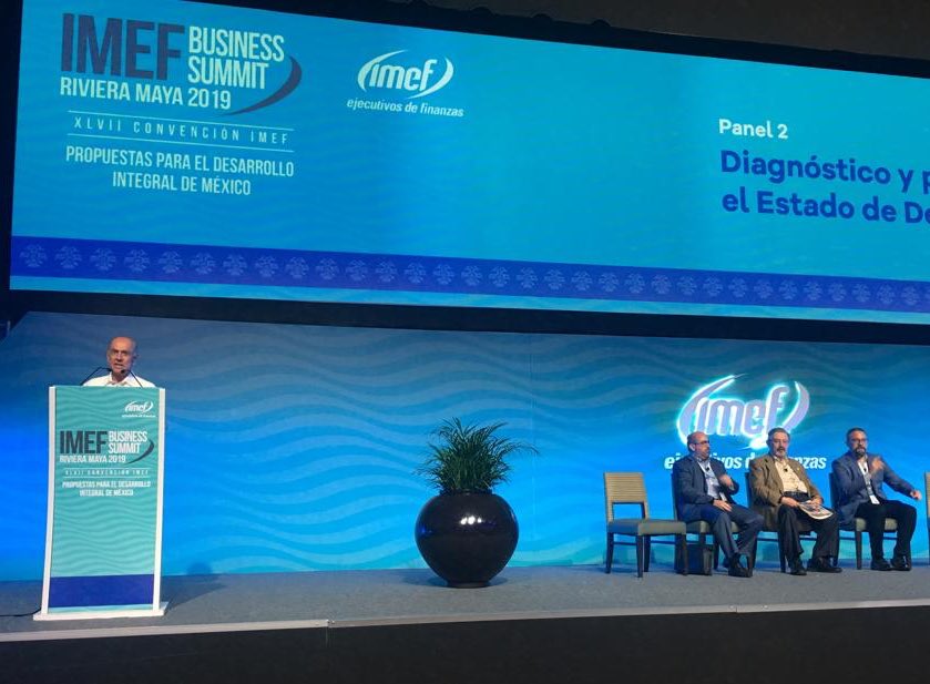 JoseMarioMX's tweet photo. Una de las áreas más importantes para el combate a la corrupción y el acceso a la justicia en México, es la consolidación del Estado de Derecho. Agradezco al @imef_summit la invitación a dialogar sobre el tema, en conjunto con el ministro Luis María Aguilar y el Dr, Jorge Cerdio. https://t.co/tNrXK1ToqQ