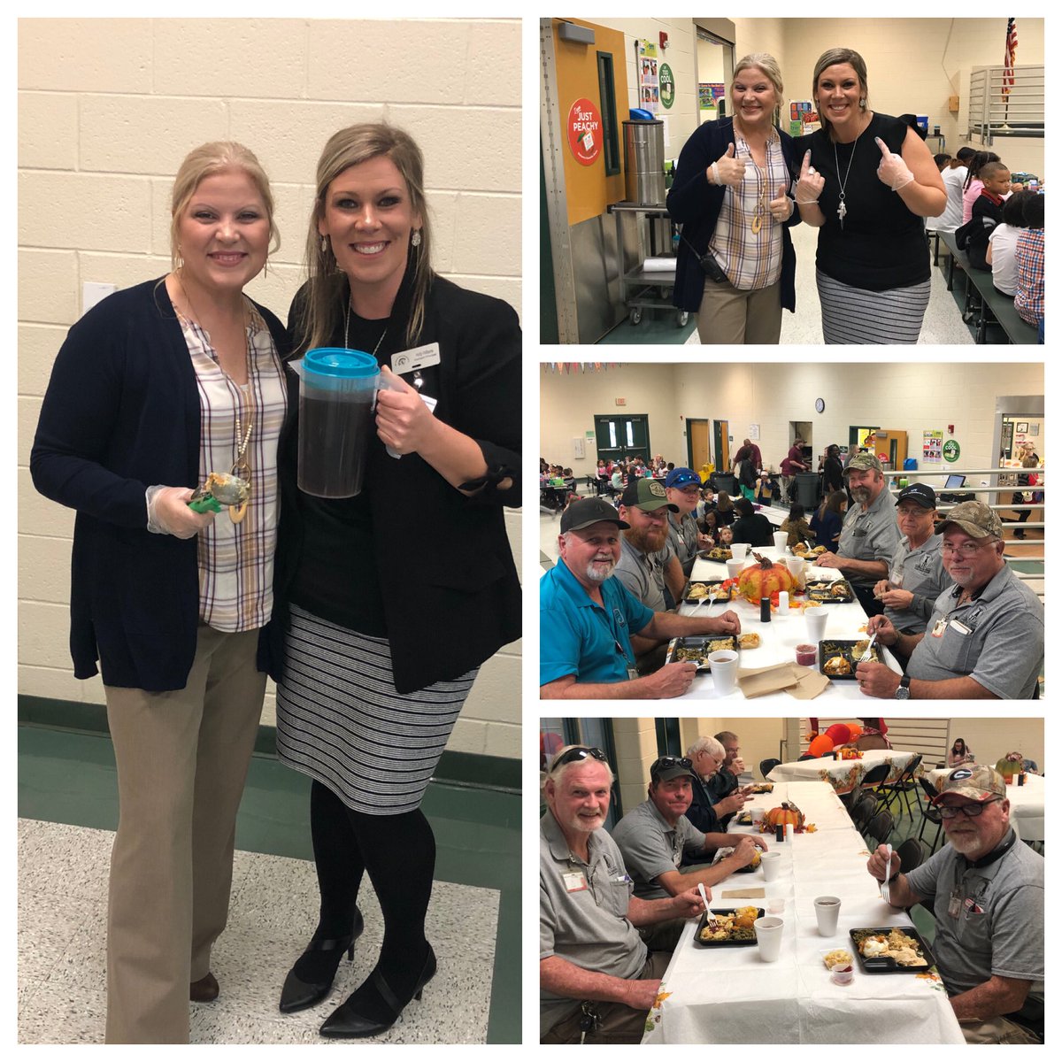 mremustangs's tweet photo. Thanksgiving lunch was a success! Our cafeteria staffed prepared a delicious feast for everyone to enjoy. Thank you to the @GriffinSpalding Maintenance Department for joining us during lunch. #BeMRE #thankful #GSCSStepRightUp @mc_garvin @hollyelise84 https://t.co/33RdS67Cxt