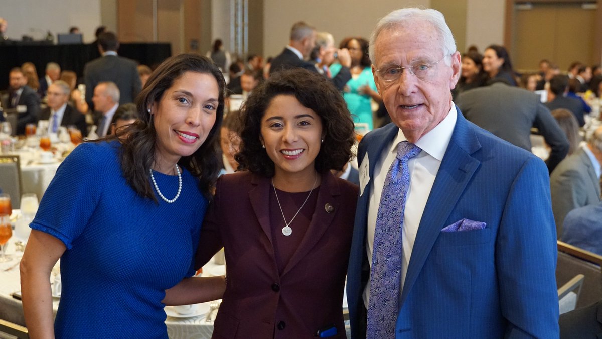 HarrisCoJudge's tweet photo. One of my first official acts as County Judge was to appoint Ric Campo @Port_Houston Chair. Nearly a yr later I’m proud to introduce him at the #StateofPort as he discusses the work he &amp; our port commissioners are doing to lift the economic engine of our region to new heights! https://t.co/DEUoLEqRuG