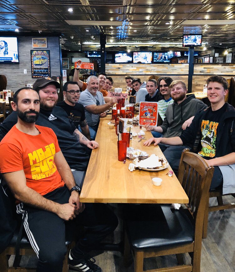 A <a href="/MiddNorthSoccer/">Midd North Boys Soccer</a> Senior Tradition .. The Last Supper @ Big Ed’s BBQ #FamilyFirst #LastSupper <a href="/napoli_fred/">MN Soccer</a> @JamesD7902 <a href="/andrew_demedici/">Andrew DeMedici</a> <a href="/nickbashore11/">Nick</a>