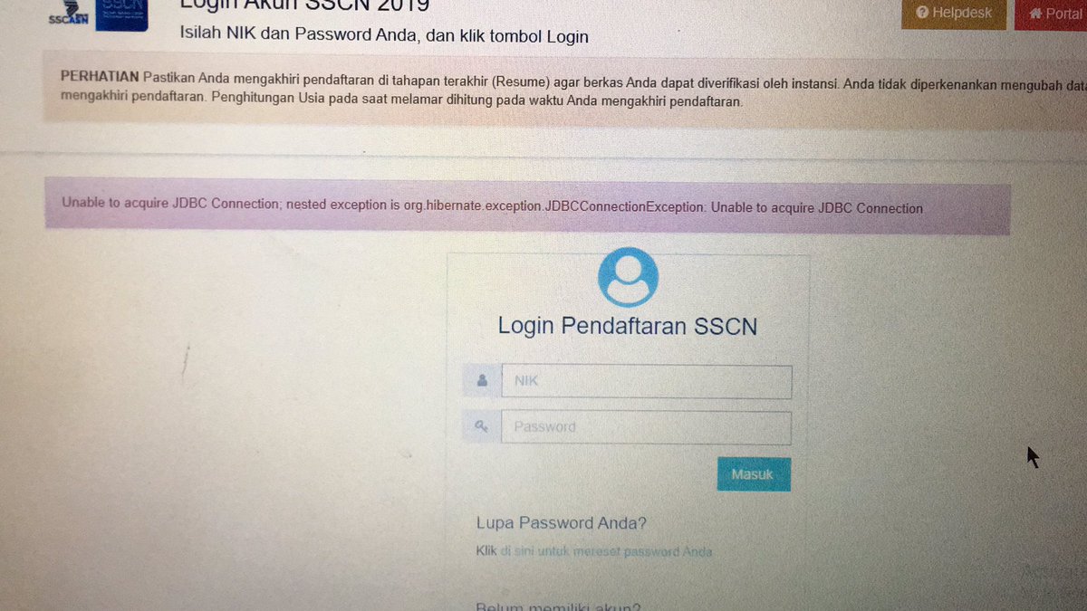ResaMulyani's tweet photo. @BKNgoid Min tlong penjelasannya kalo misalnya pada saat akan log in terjadi trouble seperti ini kenapa? Dan gimana solusinya ya? Saya kesulitan log in makasih min dtunggu penjelasannyaaa :) https://t.co/CWROYlEwvx