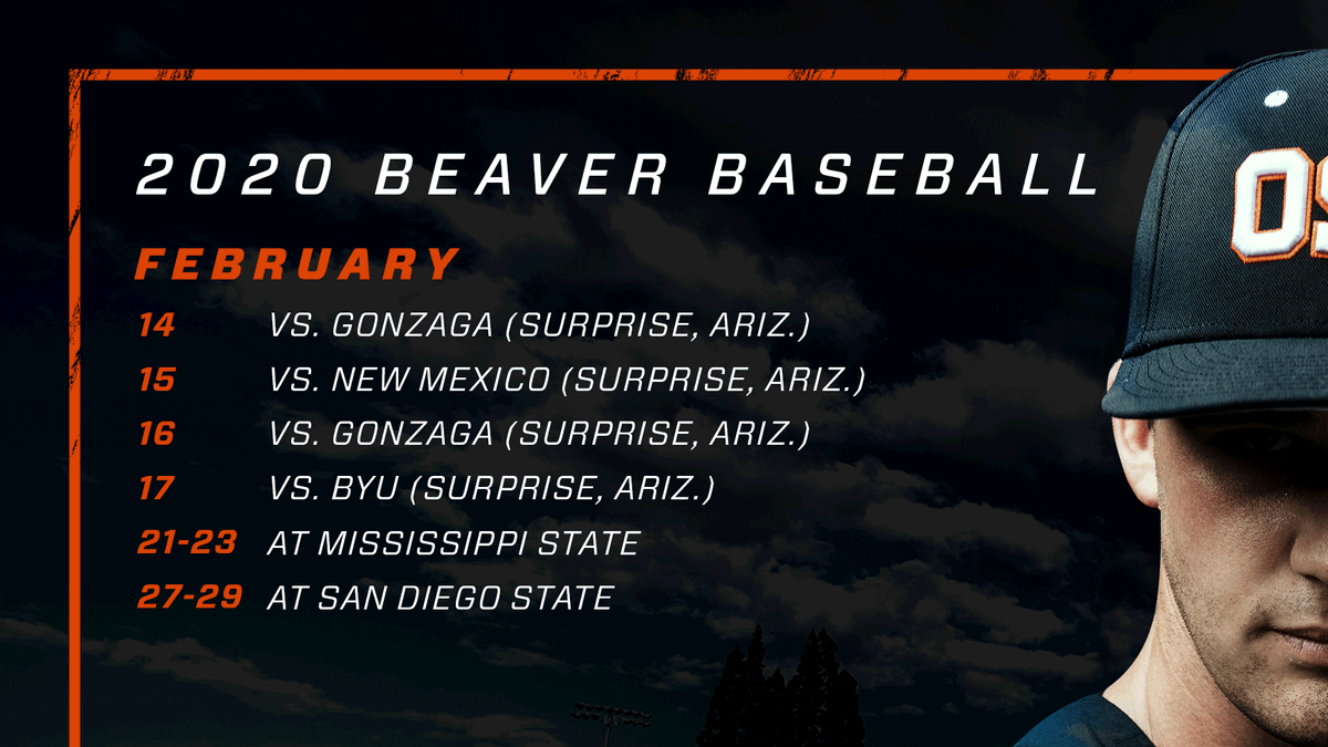 BeaverBaseball's tweet photo. 🚨 SCHEDULE 🚨
#BeaverNation, the 2020 schedule is now available.
Details: https://t.co/mm05LnS4Tn
#GoBeavs https://t.co/N5uc6dvDCg
