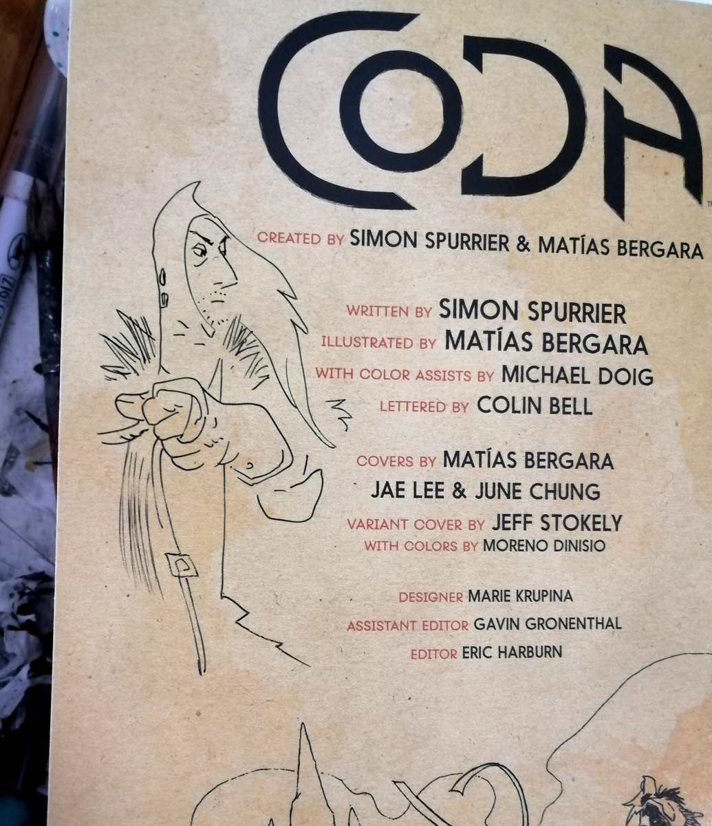 A little doodle for a fan! #coda #comics 