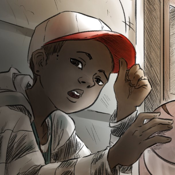 5toMARTES's tweet photo. Nameless in p.39 vs Nameless in p.43... 

What...?

I just practiced with some digital portraits between these pages... How could there be such a difference already?

Check webcomic at: https://t.co/nSzjQ4mGwX

#webcomic #nightless https://t.co/eRnmClH1qt