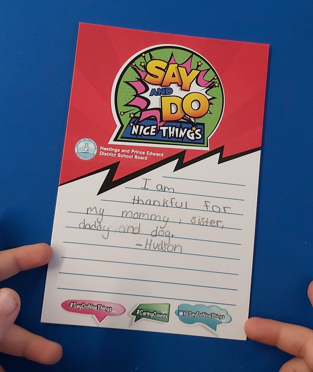 MsBHope's tweet photo. With the help of our Reading Buddies, JSKA made our list of "what we are thankful for" @SayDoNiceThings. #MISSIONKINDNESS #SayDoNiceThings @MsHoward2 @PC_dolphins @PcbLeadership https://t.co/bzvMPt8SxW