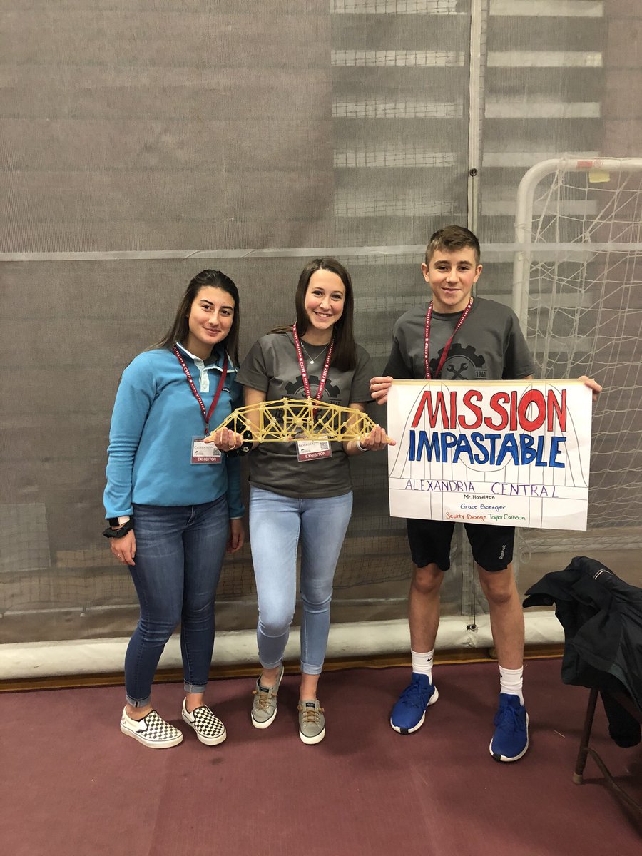 saintadmin's tweet image. @ACSDghosts had amazing students representing our school at the annual Spaghetti Bridge Competition.  They have been working with Mr. Hazelton for weeks to construct spaghetti bridges that would hold more weight than their competition!  #STEMeducation #stem #PBL