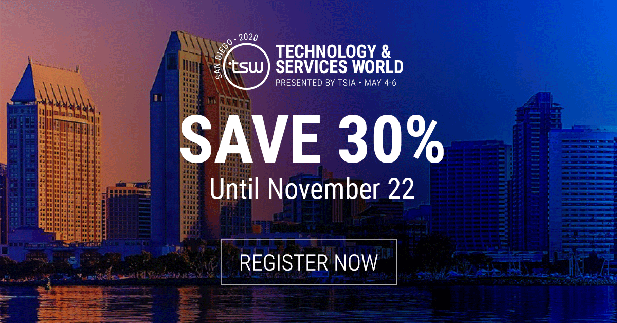 It's time to register for TSW San Diego 2020! Don't miss the opportunity to receive 30% off! ow.ly/noiB50xhxxv