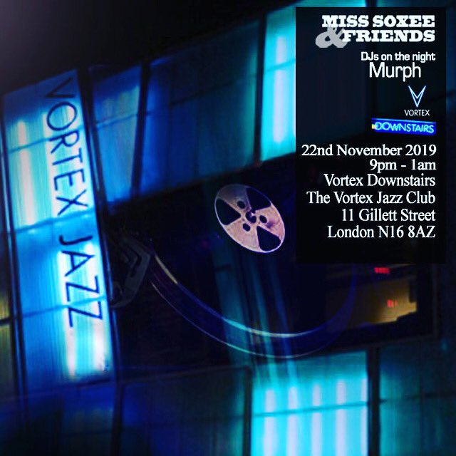 Soxee_sox's tweet photo. Looking forward to playing alongside my guest tomorrow, so join us in the east for a night of eclectic musical vibes #soxeesox #soxeesioux #misssoxee #vinyl #vinylcollection #vinylrecords #vinylcommunity #hackney #gilletsquare #vortexdownstairs #dalston #turntables https://t.co/cShs1Cqqyr