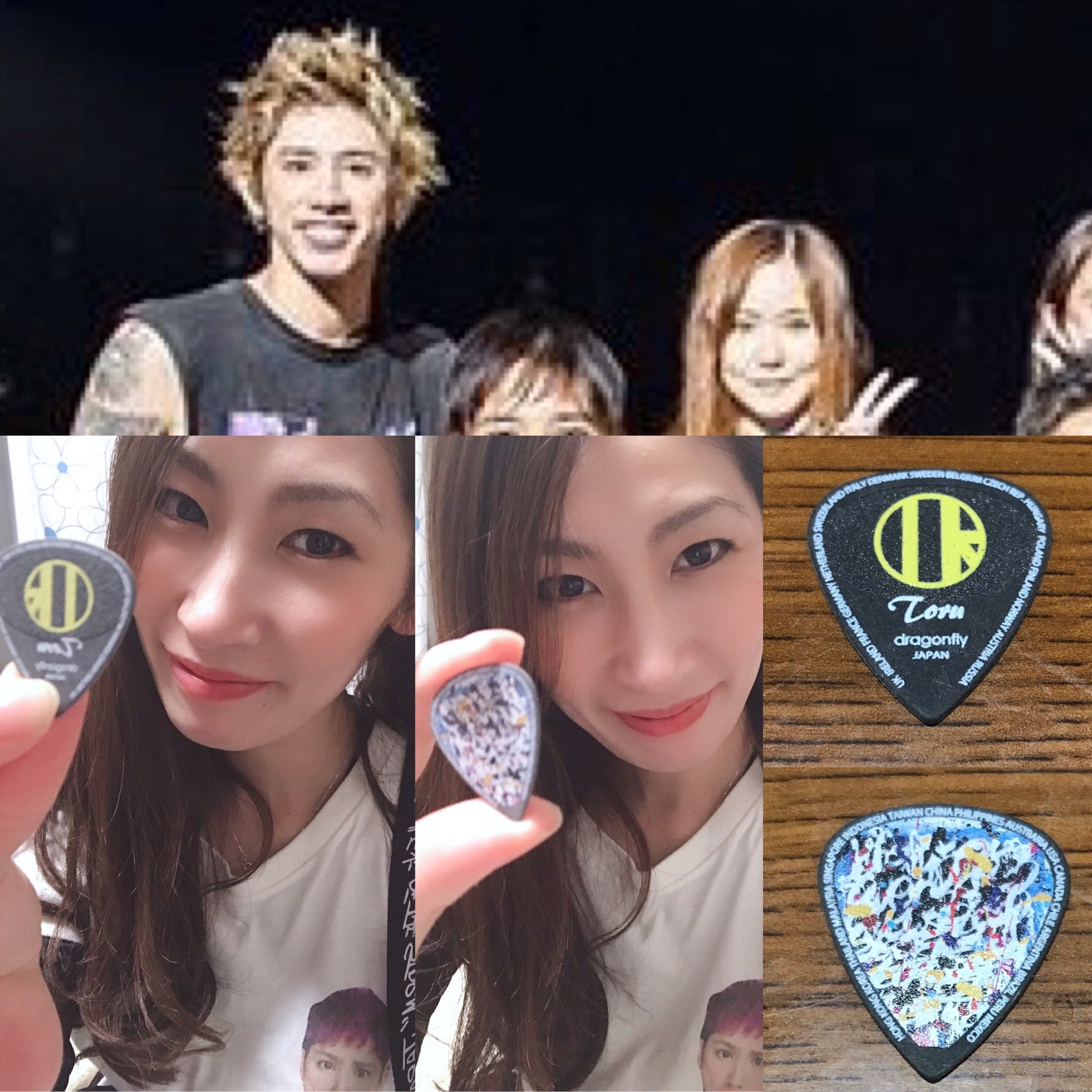 ワンオク Toru ピック（ONE OK ROCK 2015 USツアー TORU ギター