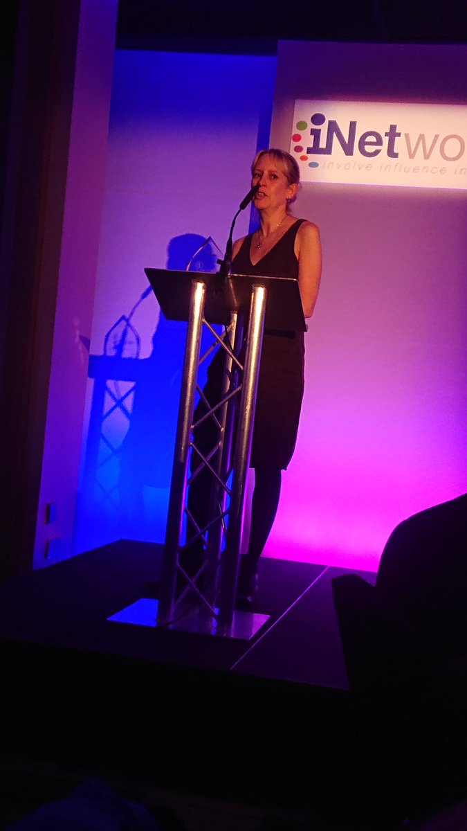 Outstanding Contribution Award for Manchester City Council... #iNetworkawards