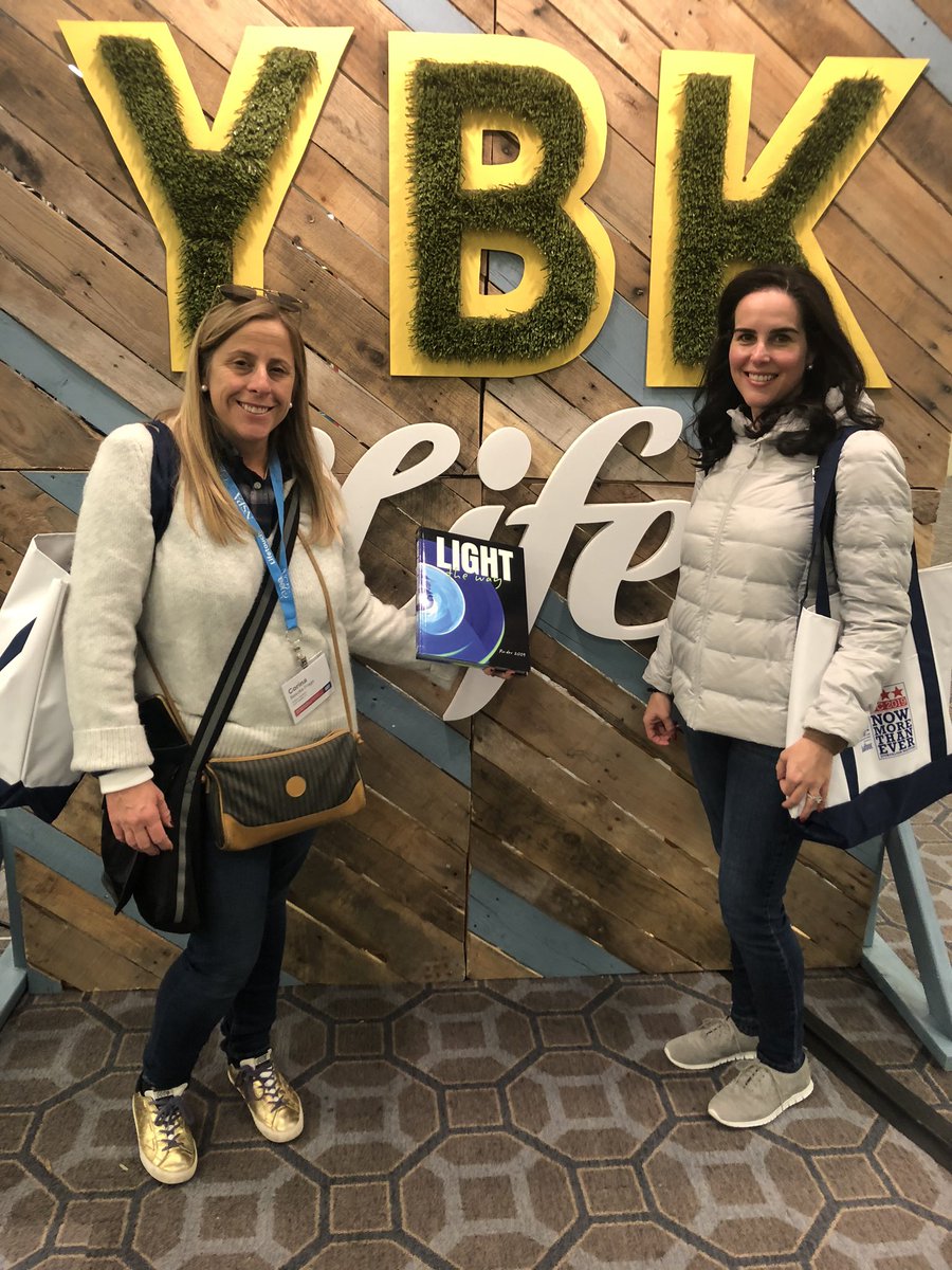 Stopped by <a href="/yearbookforever/">Walsworth Yearbooks</a> <a href="/nhsjc/">JEA/NSPA NHSJC</a> who had the award winning yearbook Light the Way as a sample of work. #gslearning