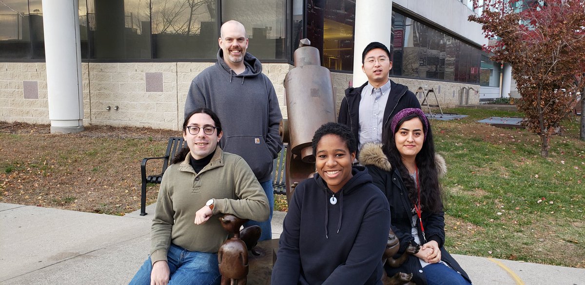 Welcoming three new members:
Katherine Lloyd 
Yang Zhang
Marzieh Heidari