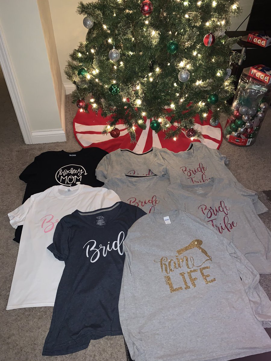 jwright386's tweet image. Hey guys! I just wanted to hop on here and let everyone know that I am now selling T-Shirts! So if anyone is needing some matching holiday sets let me know! Happy holidays🎉