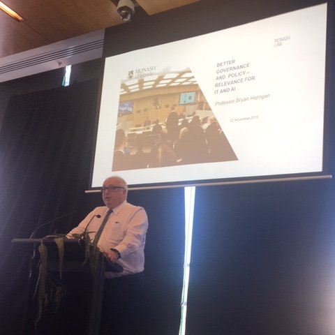 SadlerBridget's tweet image. Today I had a great opportunity to attend the @MonashInfotech Research Day and hear from both the Dean of IT @Jon_Whittle_ and Dean of Law @bryan_horrigan about how AI and Data Science and Better Governance &amp;amp; Policy @MonashUni can work together. #monashInfoTech #AI4socialgood