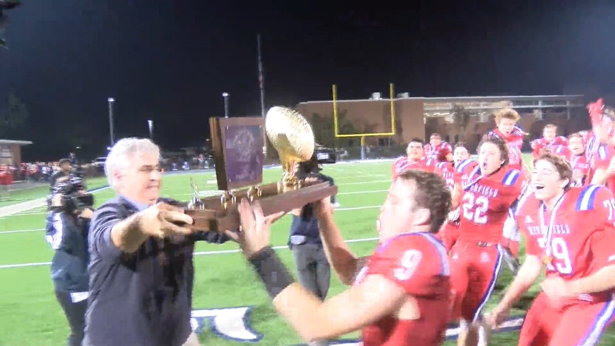 MyArkLaMiss's tweet photo. Riverfield wins first title since 1991; Brairfield defeats district foe Prairie View for 8-Man championship -- https://t.co/hBfrnzH1D1 #MSAIS https://t.co/Z7fSAyCNgJ