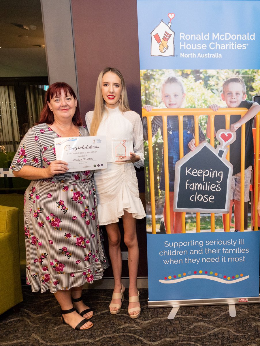 EDUCATION DREAM NOW A REALITY! 👩‍⚕️💞👏 Northern Territory student Jessica O’Garey is one step closer to pursuing her dream of becoming a qualified nurse thanks to a $5,000 scholarship awarded this week by RMHC North Australia - Read the full story here bit.ly/RMHCNA-Charlie…